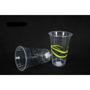 420ml Disposable Ribbon Plastic Cup